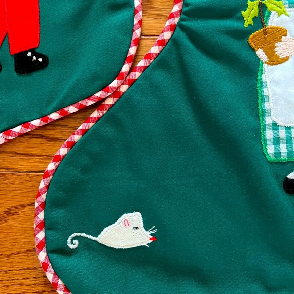 Set of 2 Vintage Christmas Stockings – Kids Theme – Made in Philippines - Picture 4 of 11